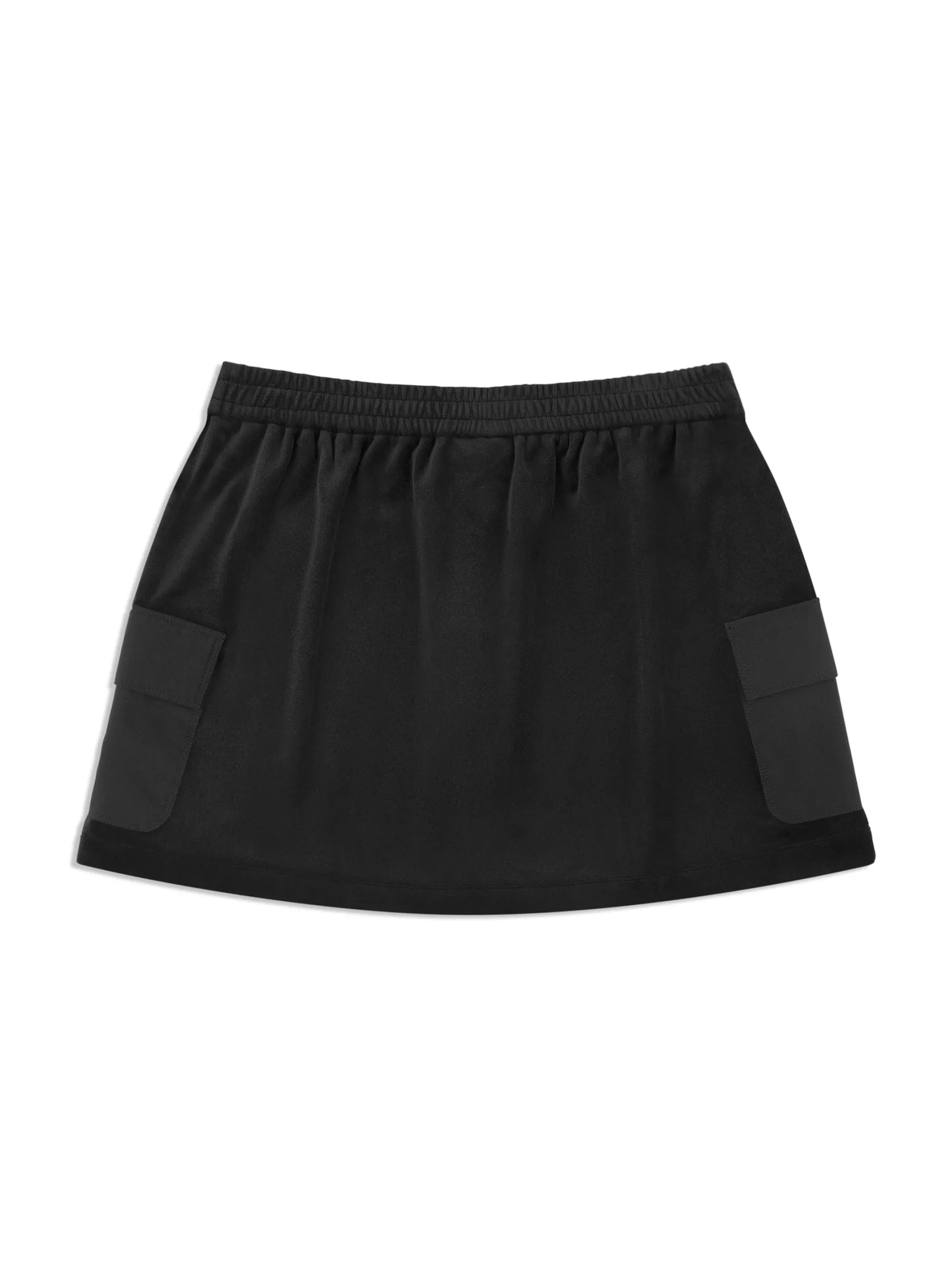 Adele Velour Skirt- Black Beauty
