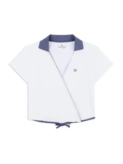 Agata Wrap Polo- Brilliant White