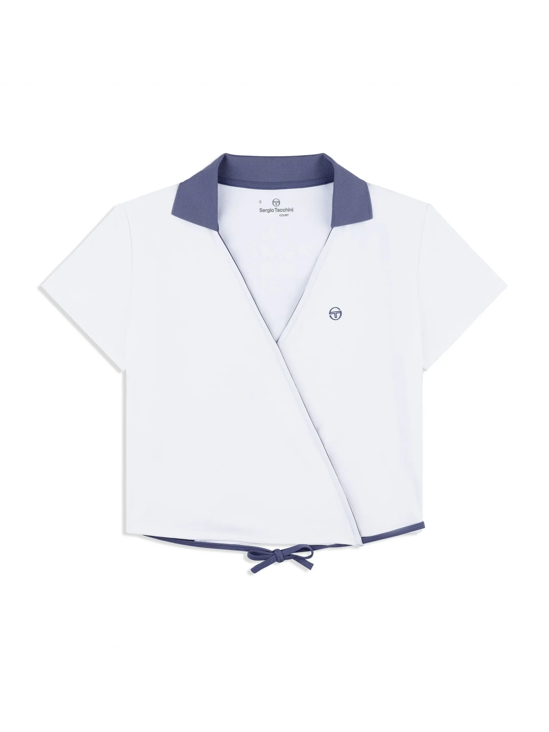 Agata Wrap Polo- Brilliant White