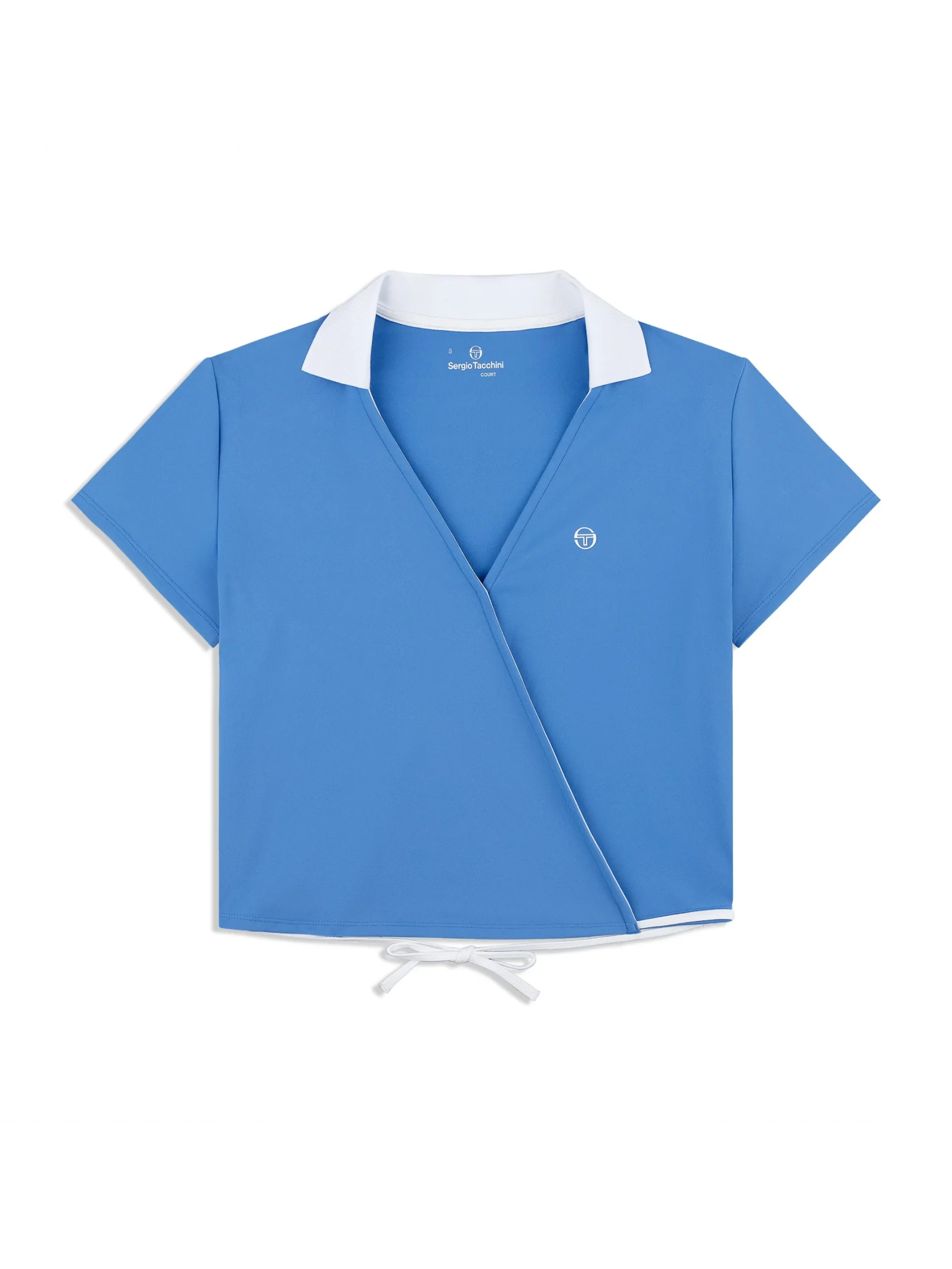 Agata Wrap Polo- Ultramarine