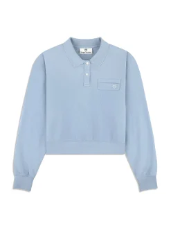 Aida Polo- Faded Denim