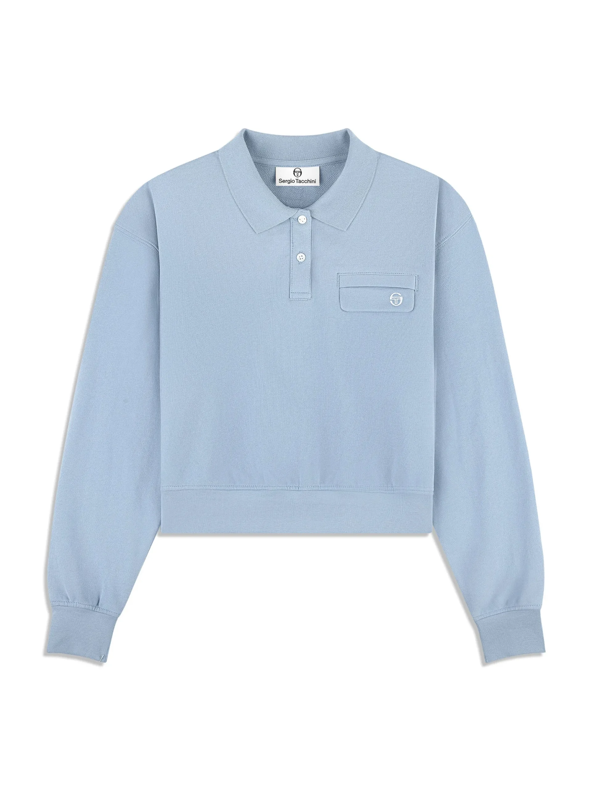 Aida Polo- Faded Denim