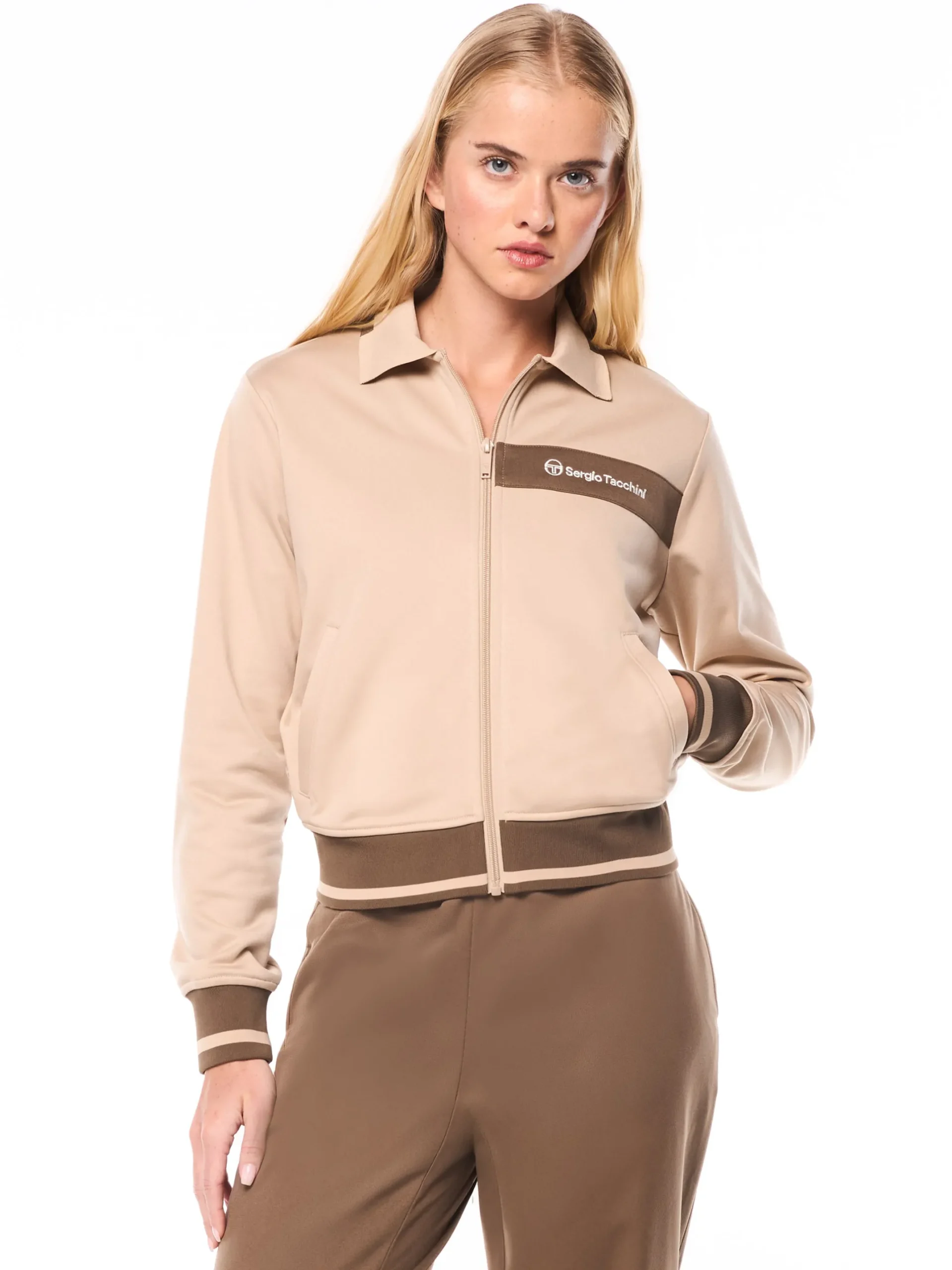 Amara Track Jacket-Humus