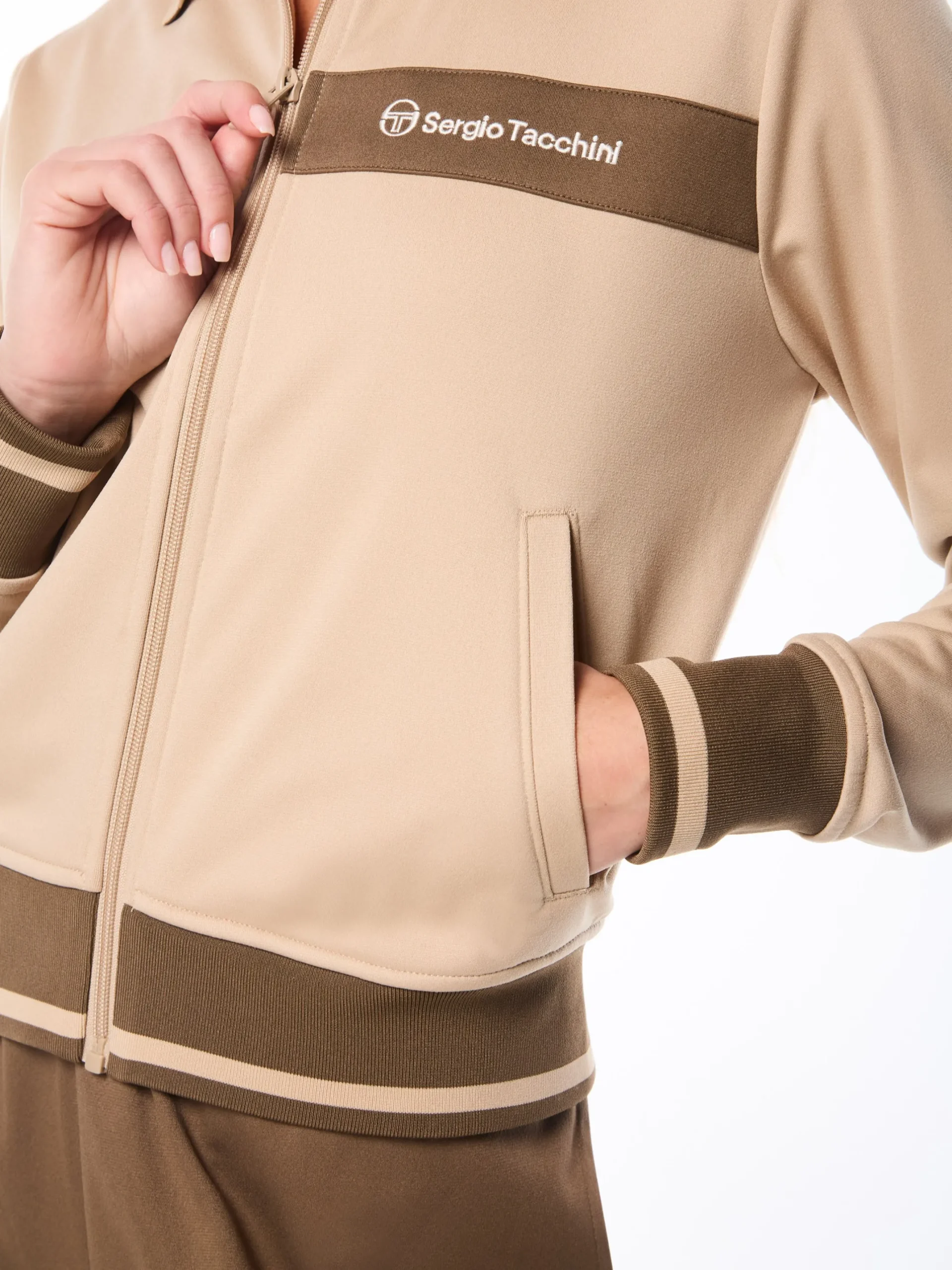 Amara Track Jacket-Humus