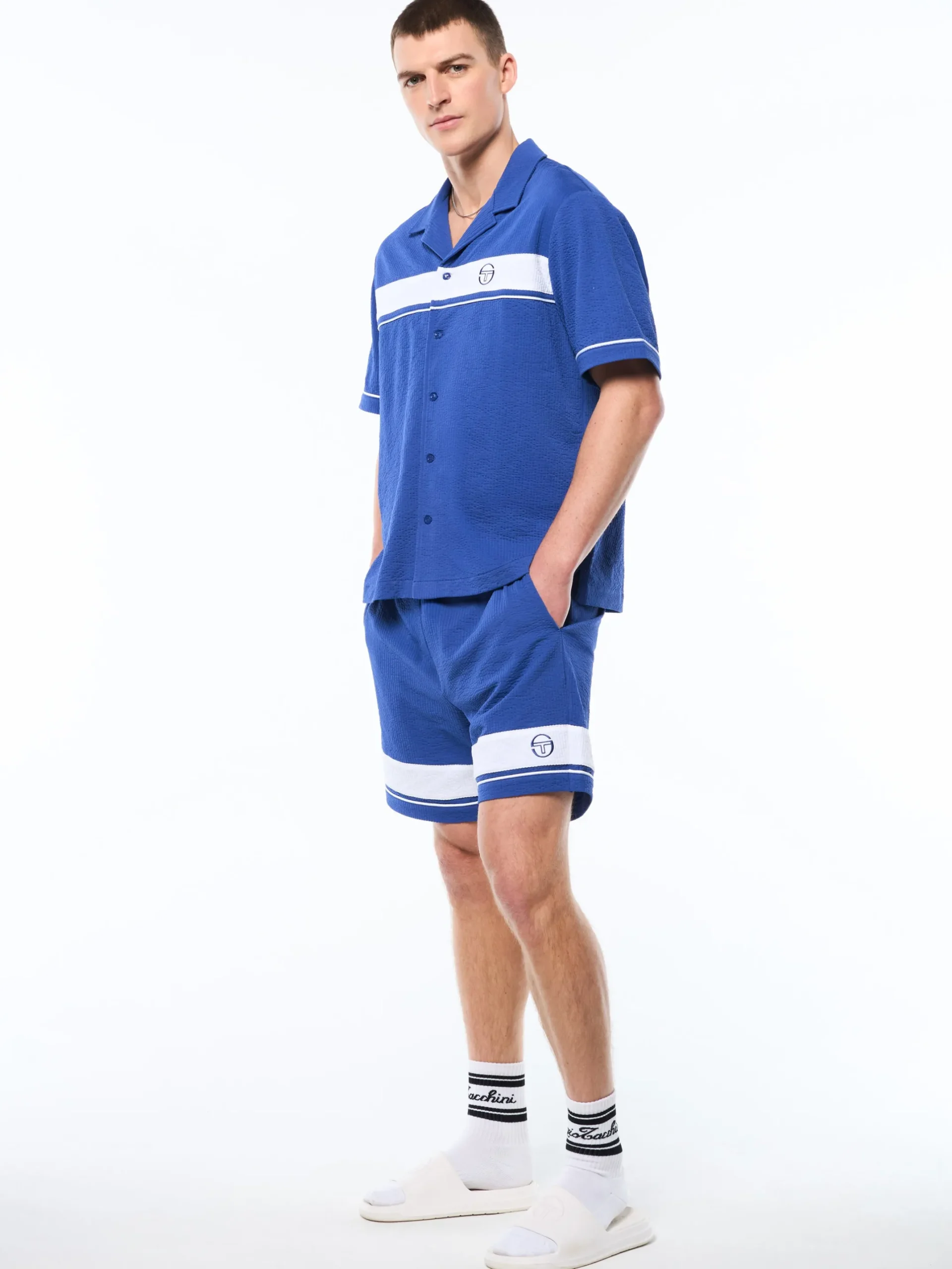 Annata Cabana Shirt-Deep Ultramarine