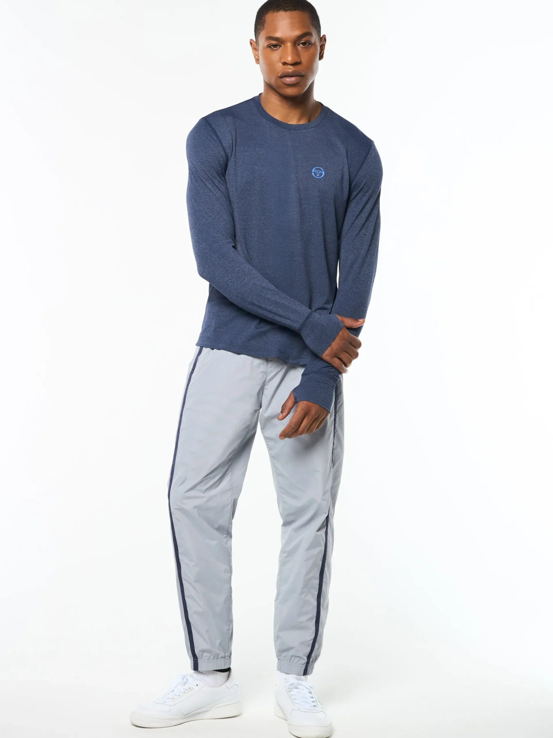 Attivo Damarindo Long Sleeve Tee- Maritime Blue