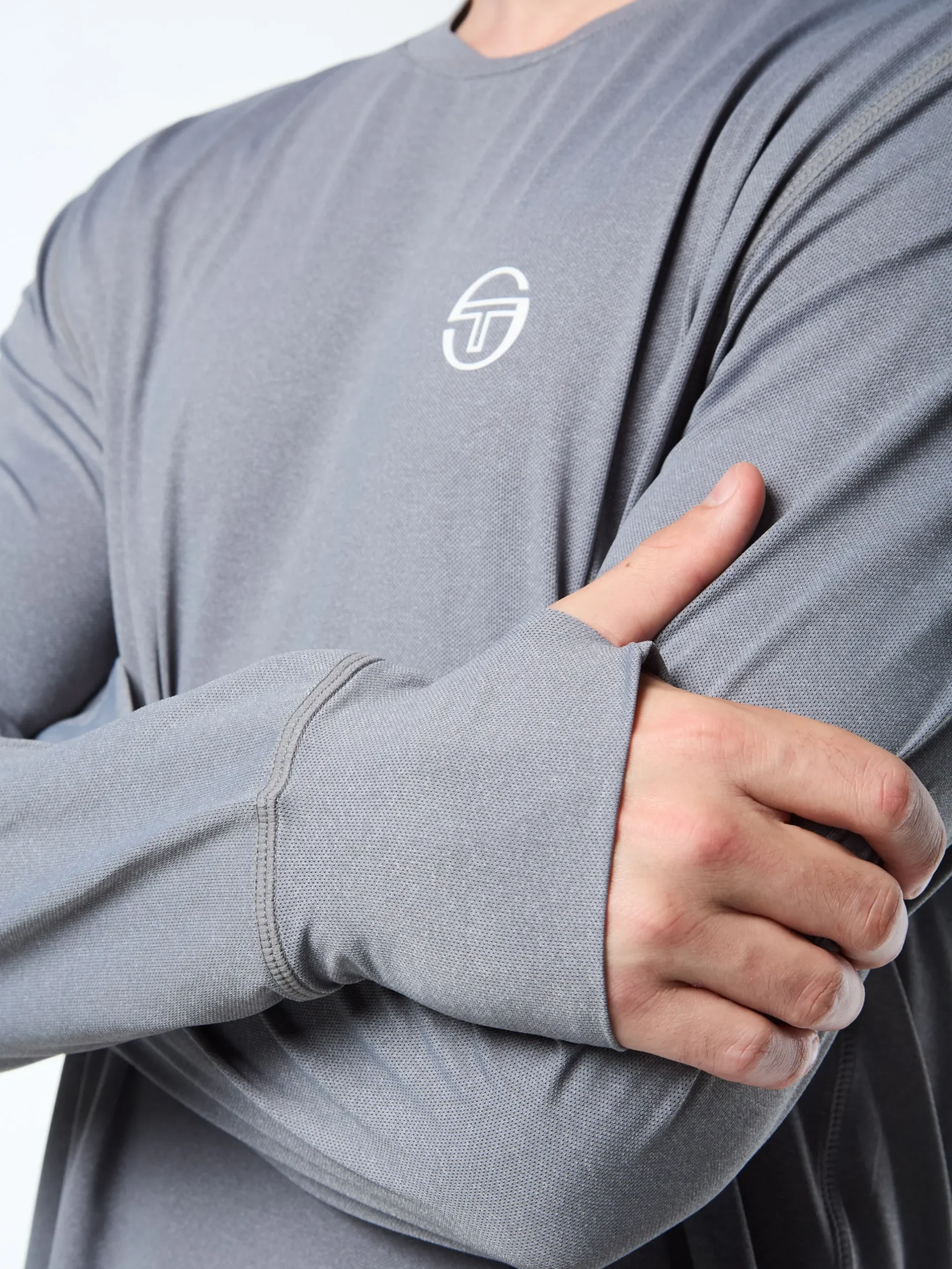 Attivo Damarindo Long Sleeve Tee- Quiet Gray