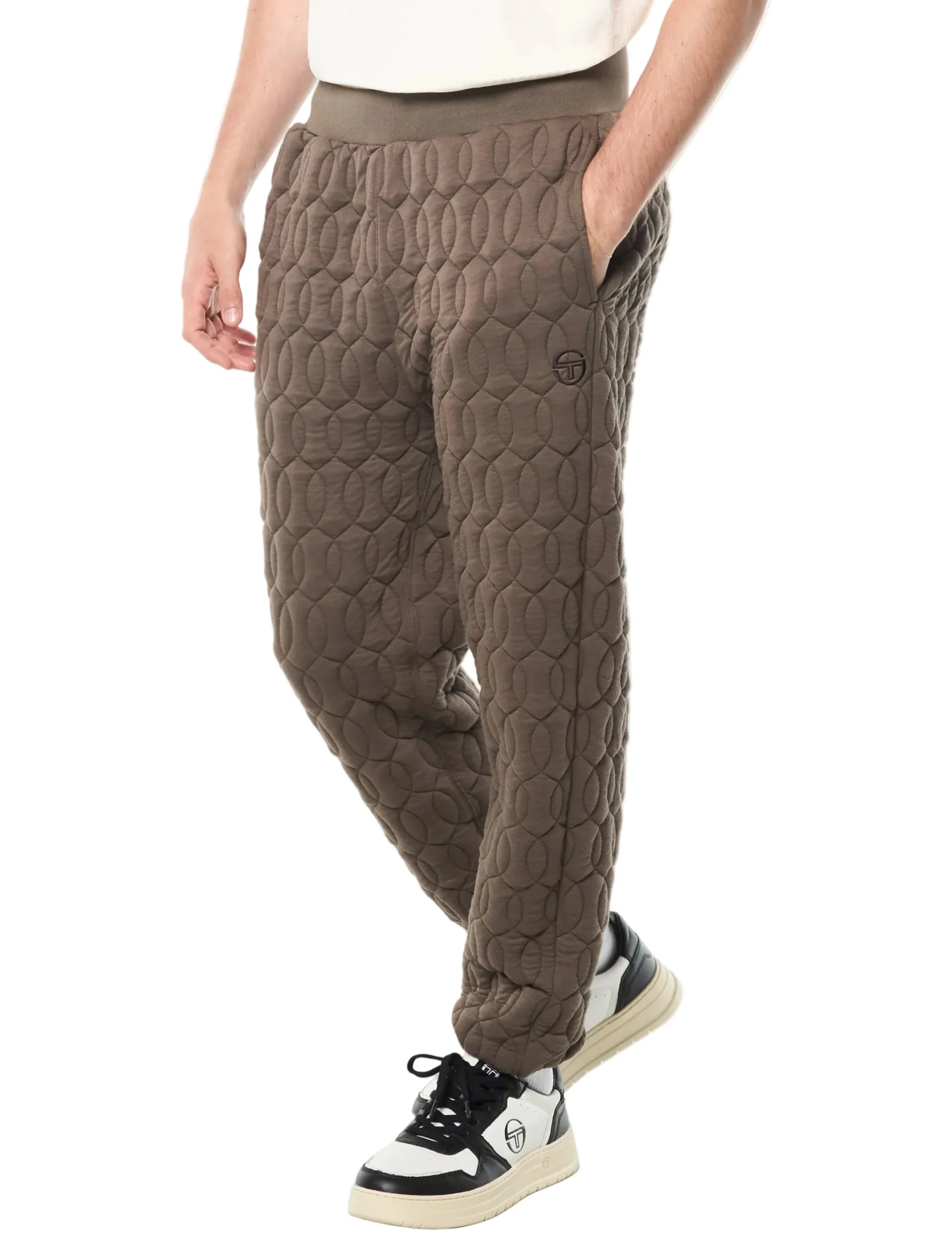 Aversa Quilted Sweatpant- Morel
