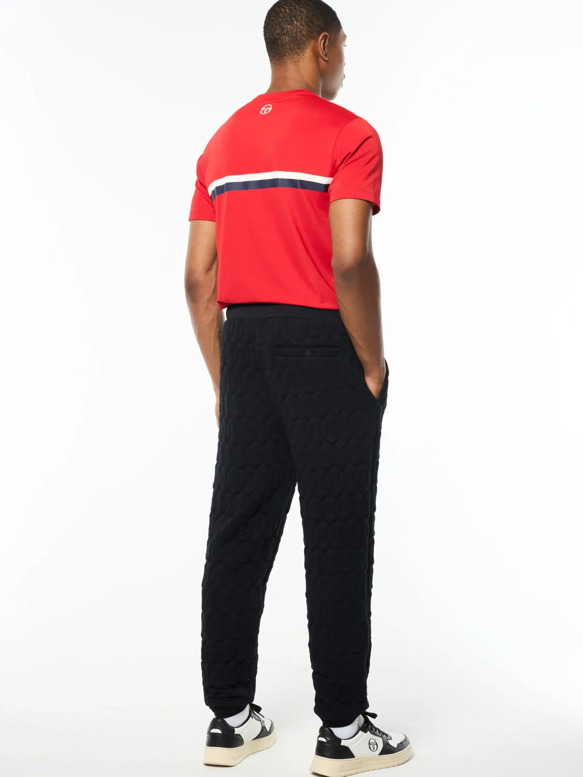 Aversa Quilted Sweatpant- Black Beauty