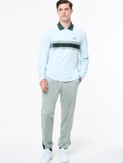 Banda Velour Polo- Baby Blue