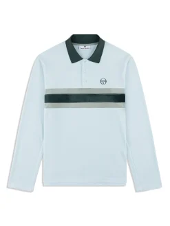 Banda Velour Polo- Baby Blue