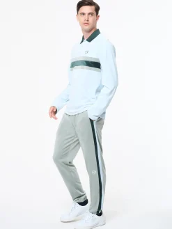 Banda Velour Polo- Baby Blue
