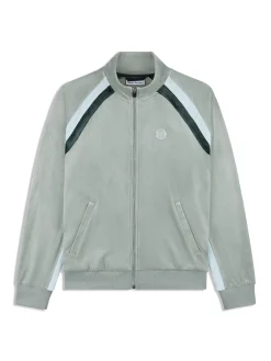 Banda Velour Track Jacket- Slate Gray