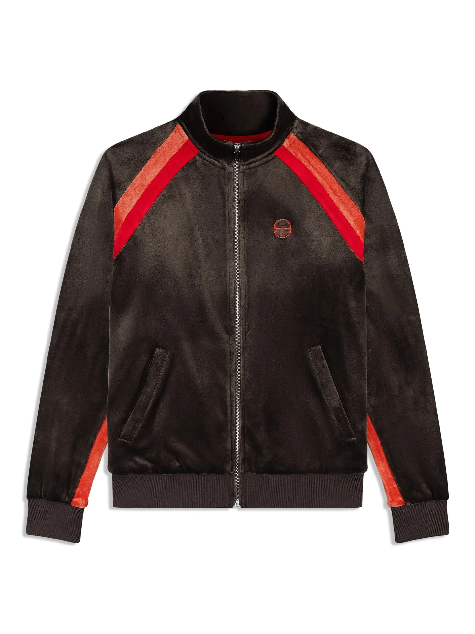 Banda Velour Track Jacket- Mulch