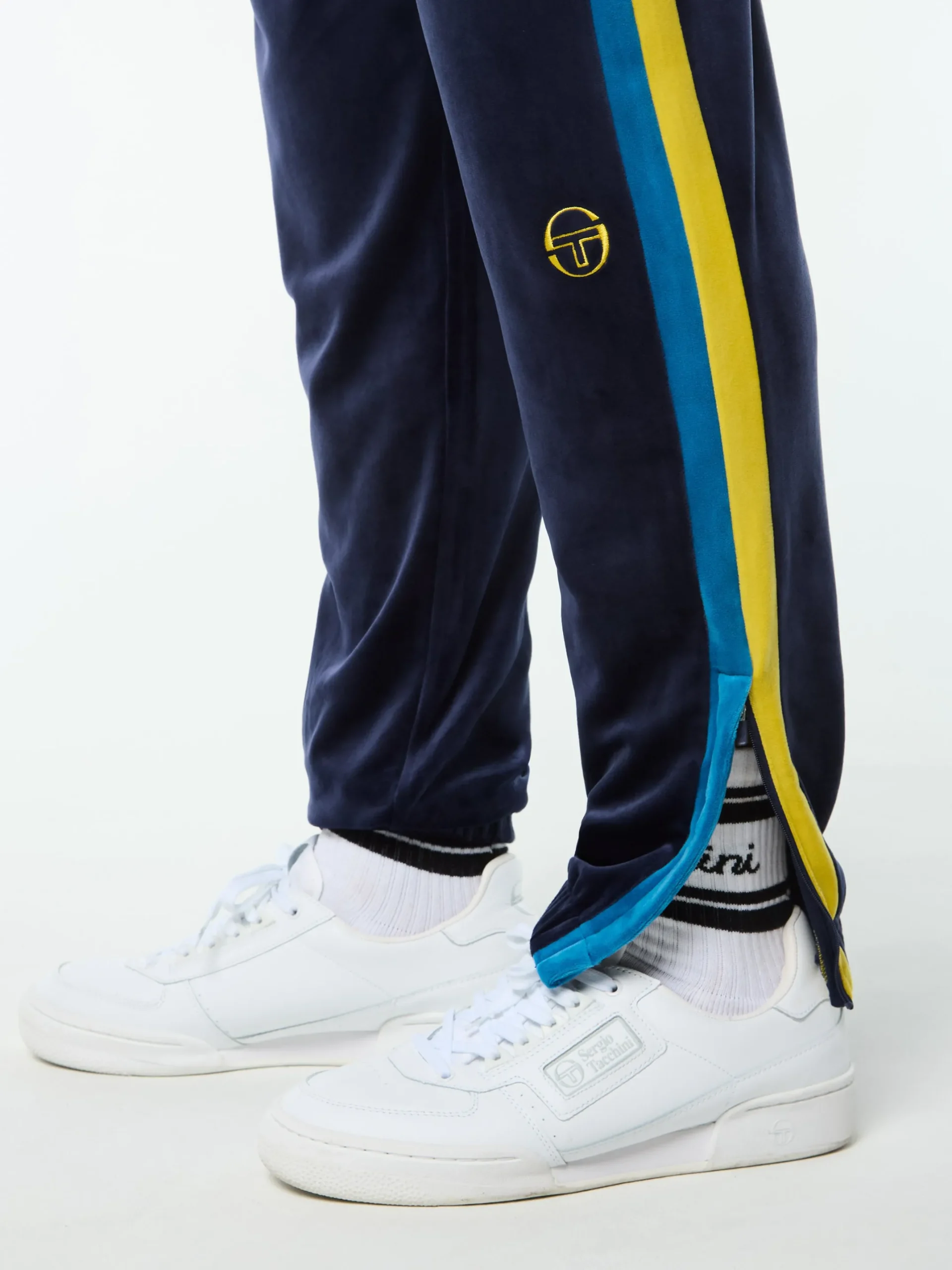 Banda Velour Track Pant- Maritime Blue