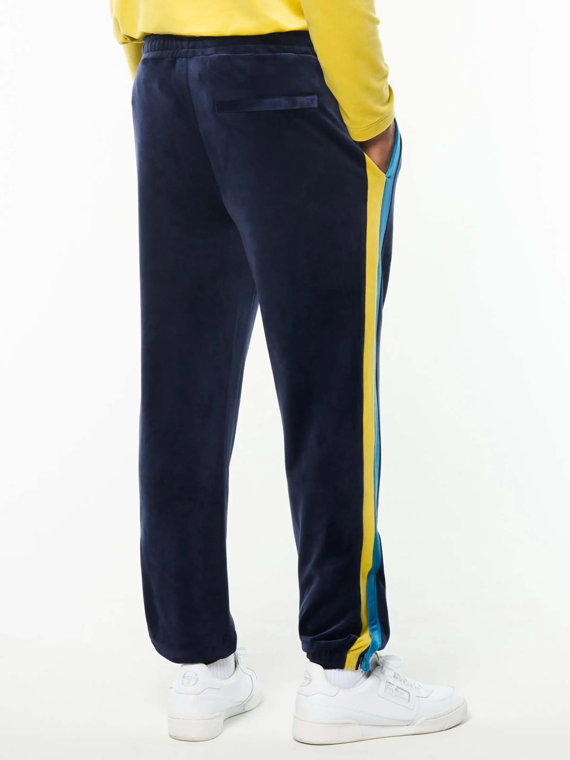 Banda Velour Track Pant- Maritime Blue