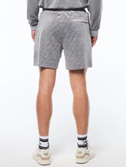 Bandiera Debossed Velour Short-Sleet
