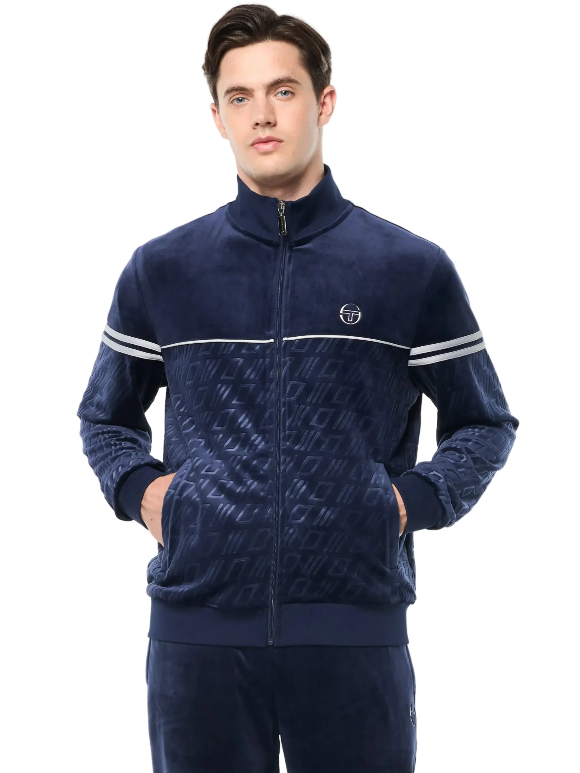Bandiera Track Jacket- Maritime Blue