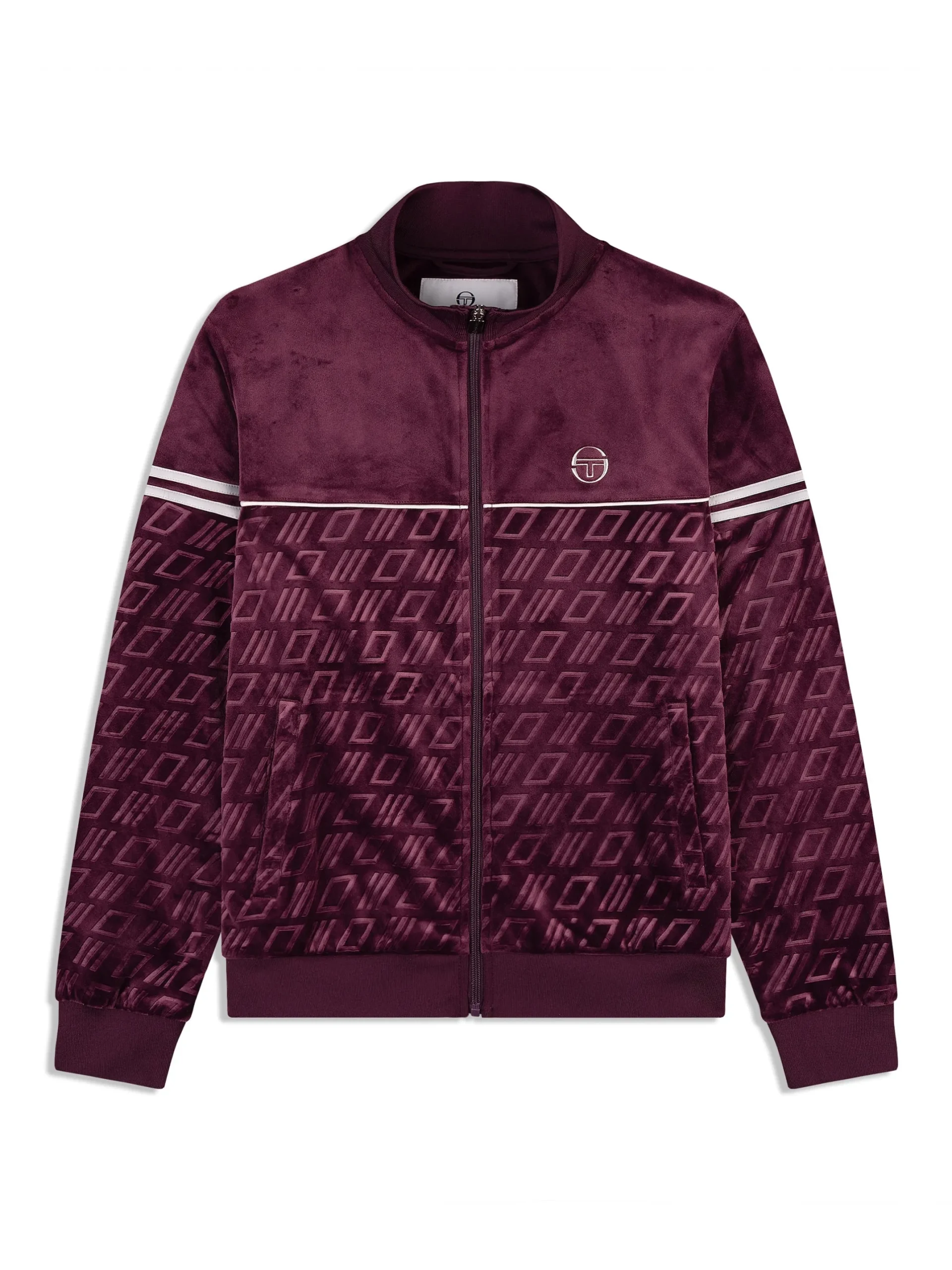 Bandiera Track Jacket- Potent Purple