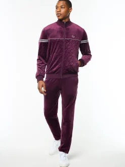 Bandiera Track Jacket- Potent Purple