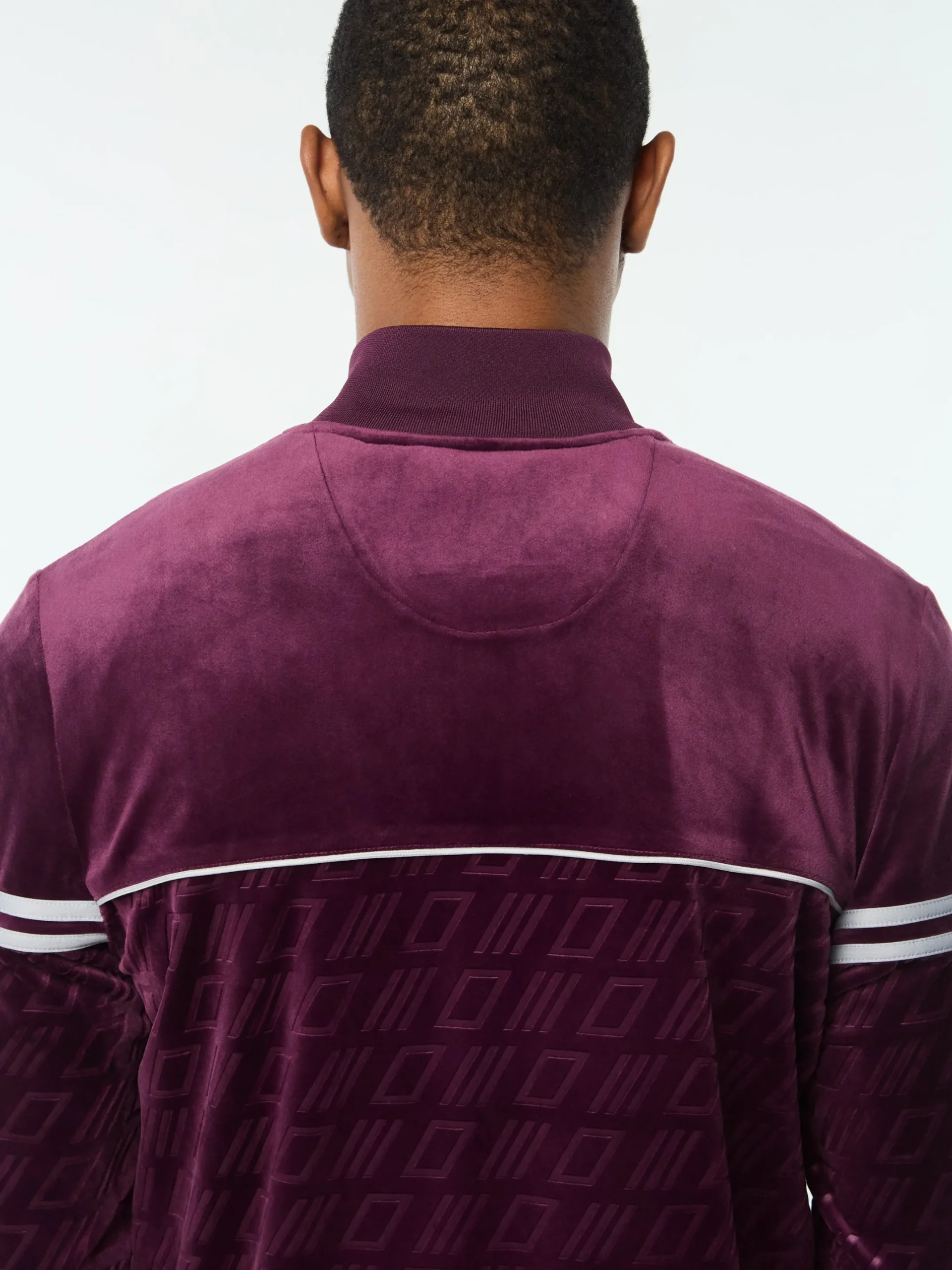 Bandiera Track Jacket- Potent Purple