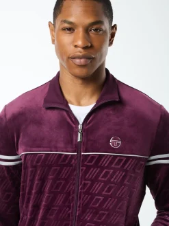 Bandiera Track Jacket- Potent Purple