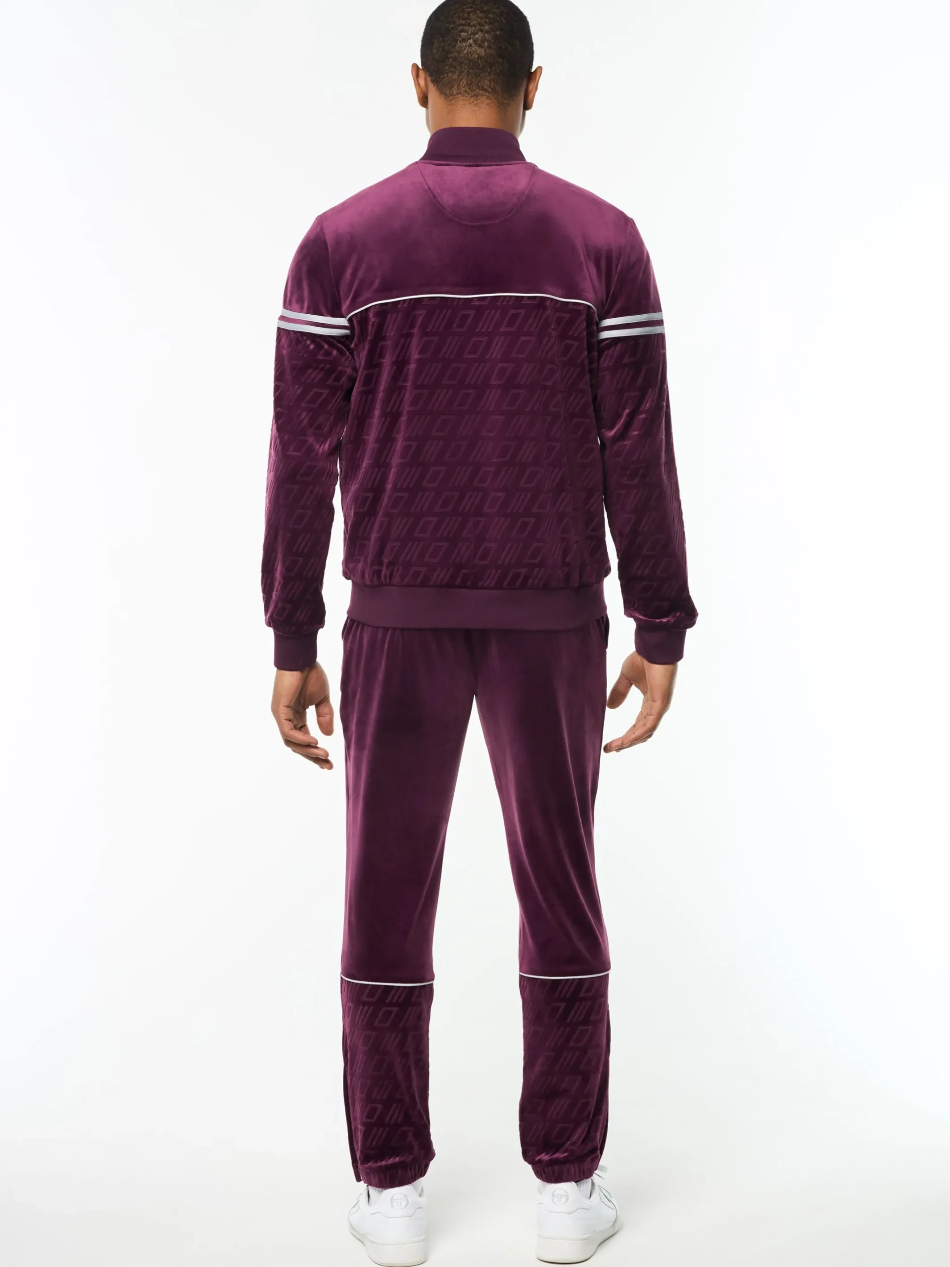 Bandiera Track Jacket- Potent Purple