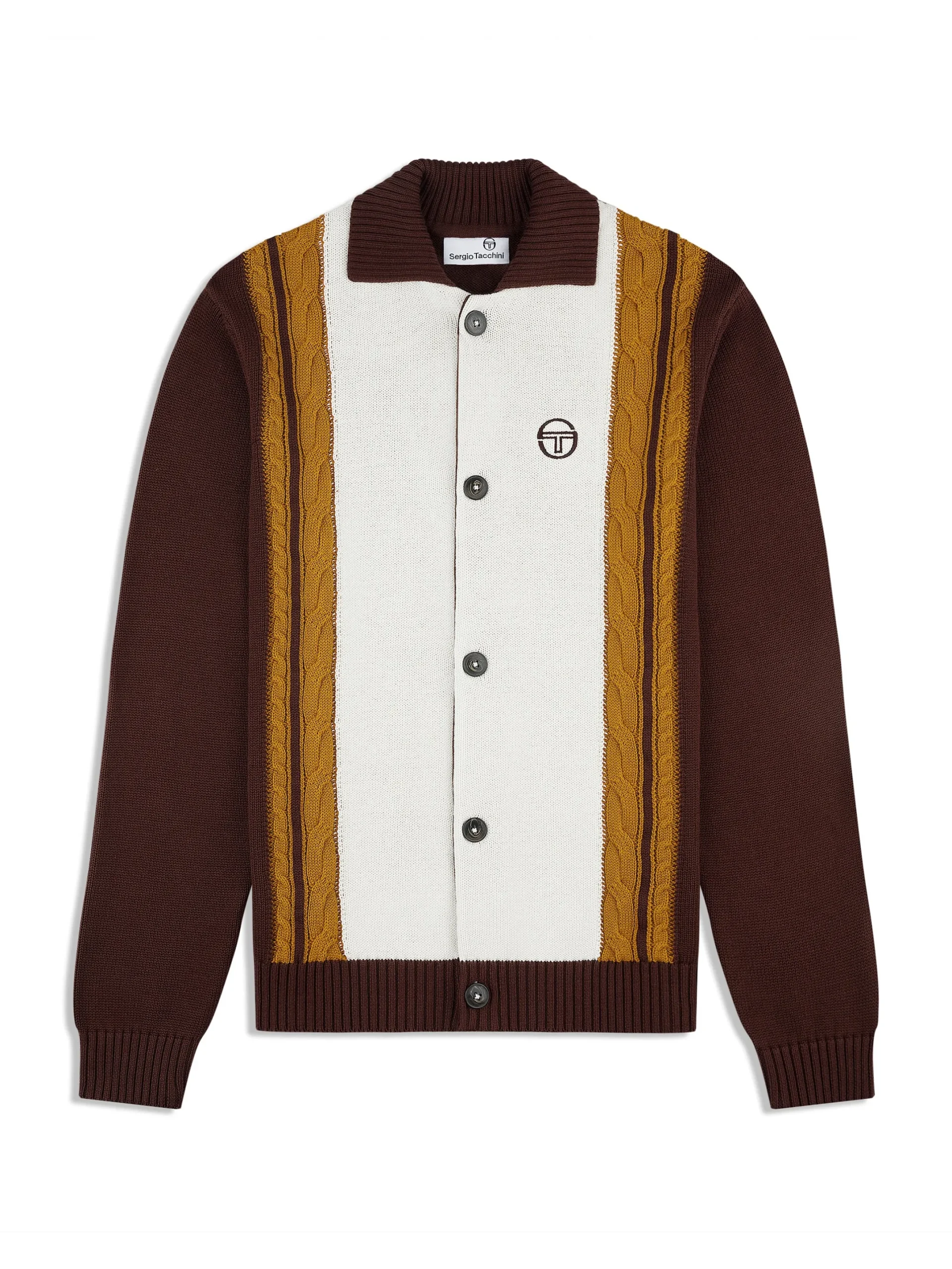 Bruni Knit Cardigan- Bitter Chocolate