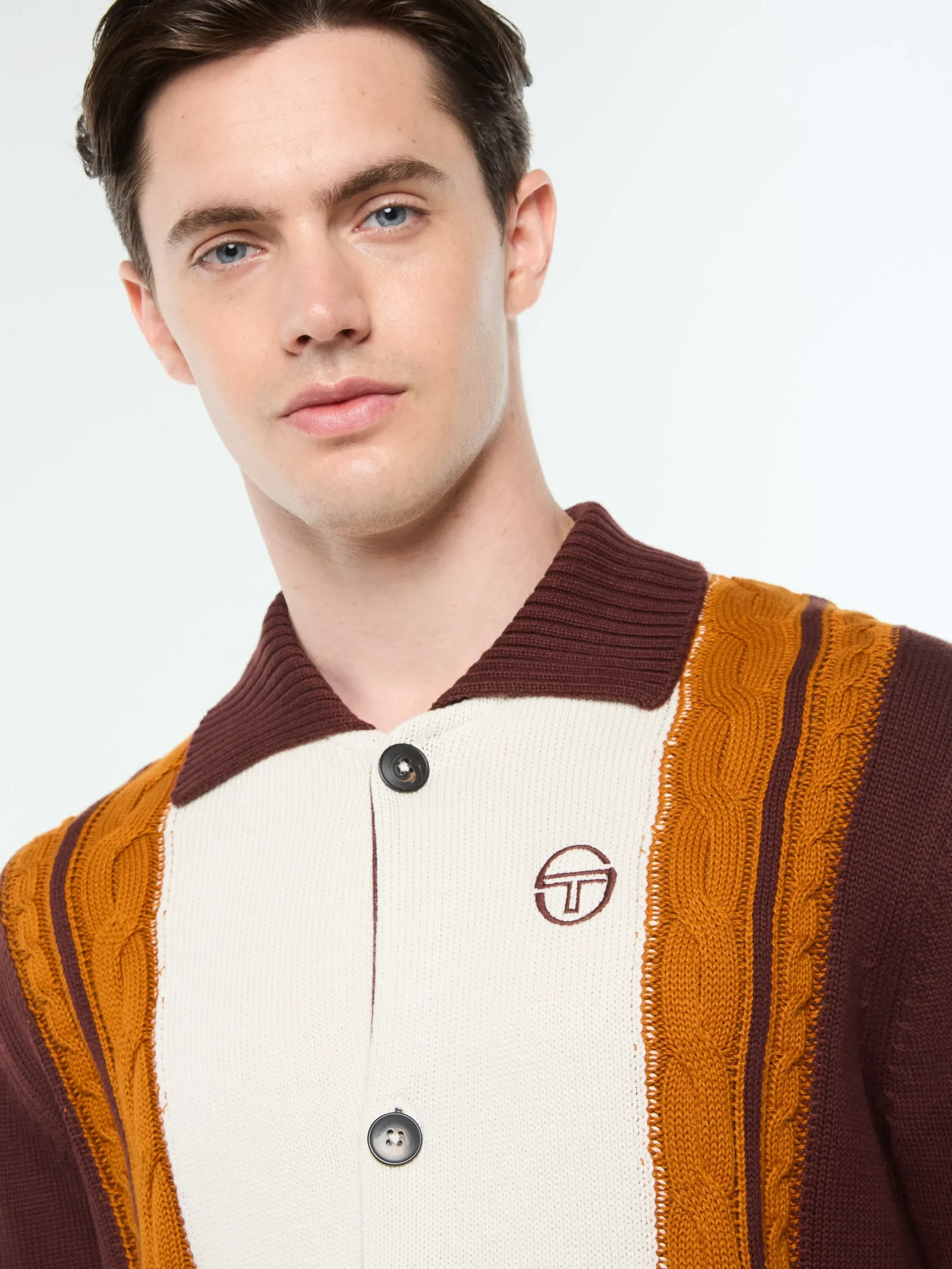 Bruni Knit Cardigan- Bitter Chocolate