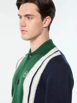 Bruni Knit Cardigan- Maritime Blue