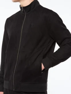 Camoscio Track Jacket- Black Beauty