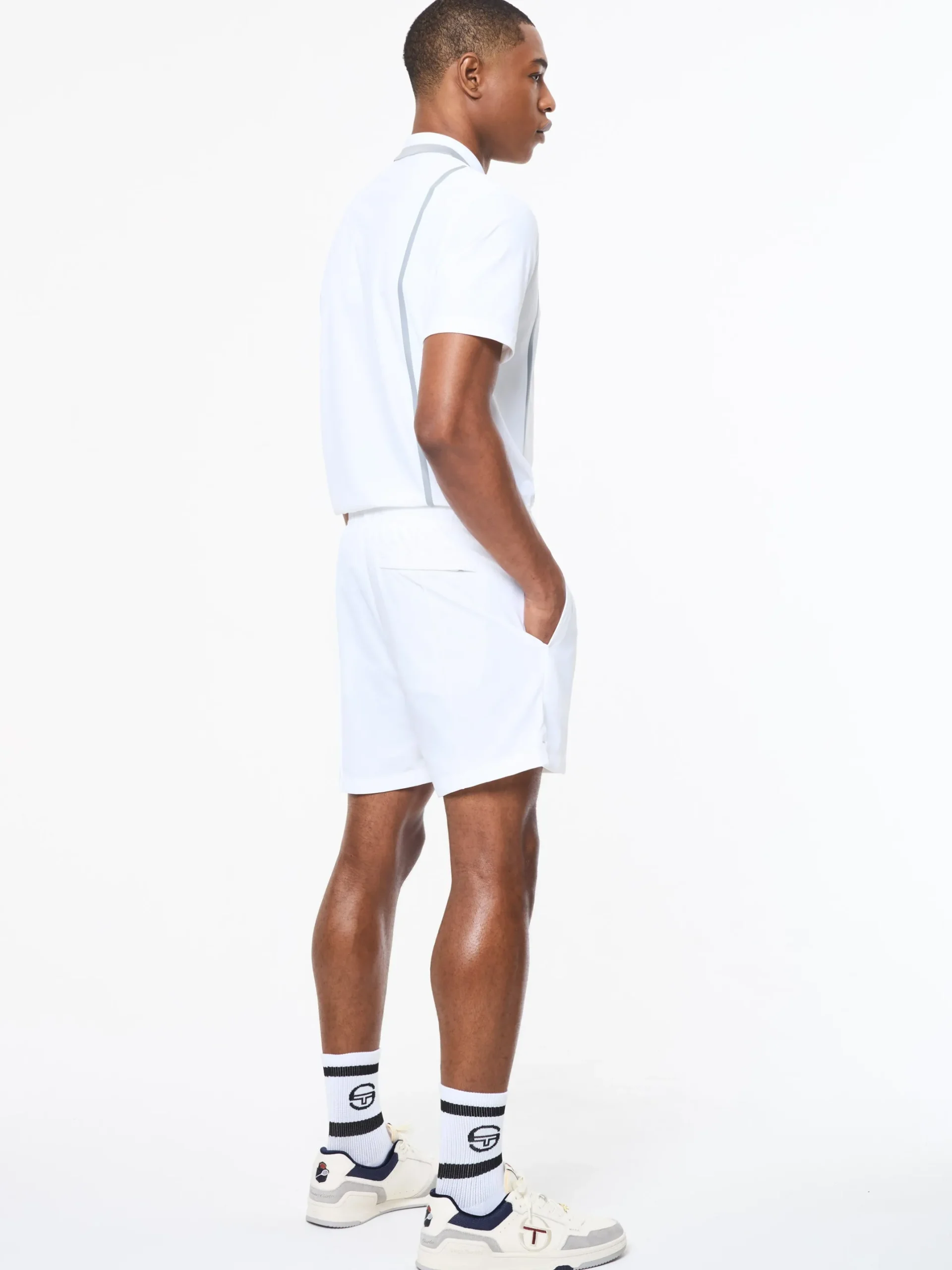 Campo Court Short- Brilliant White
