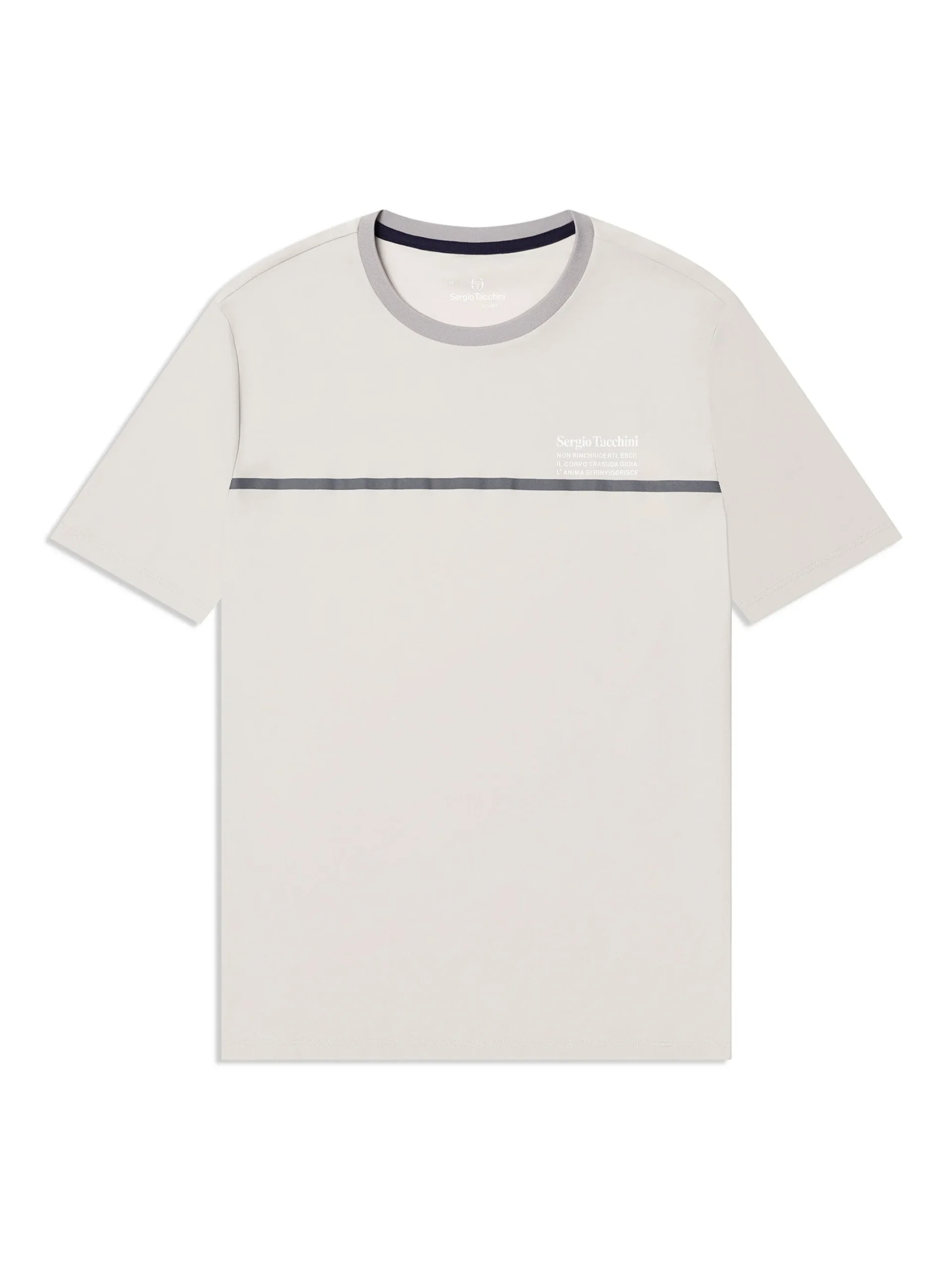 Campo Court T-Shirt- Quiet Grey