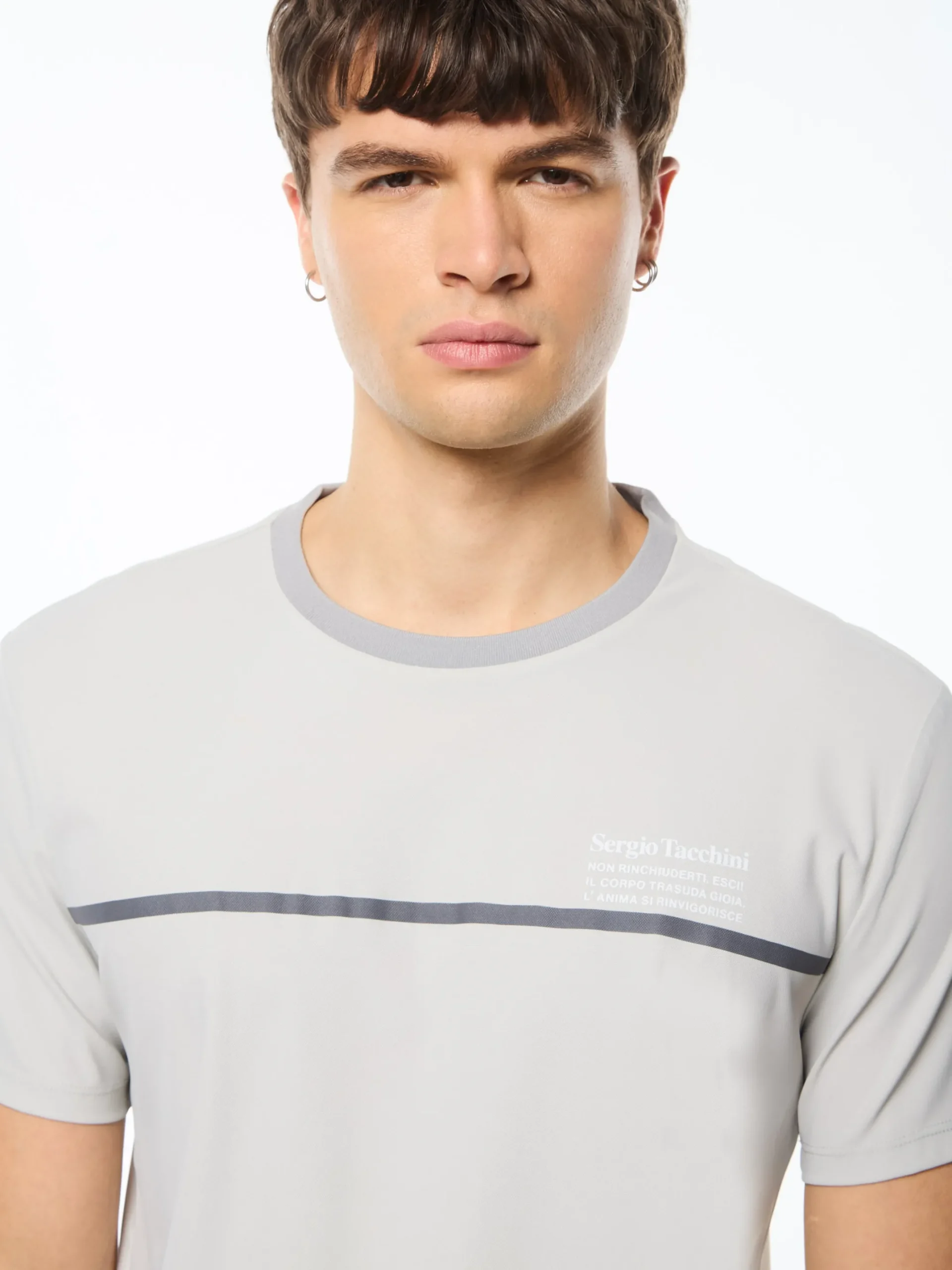 Campo Court T-Shirt- Quiet Grey