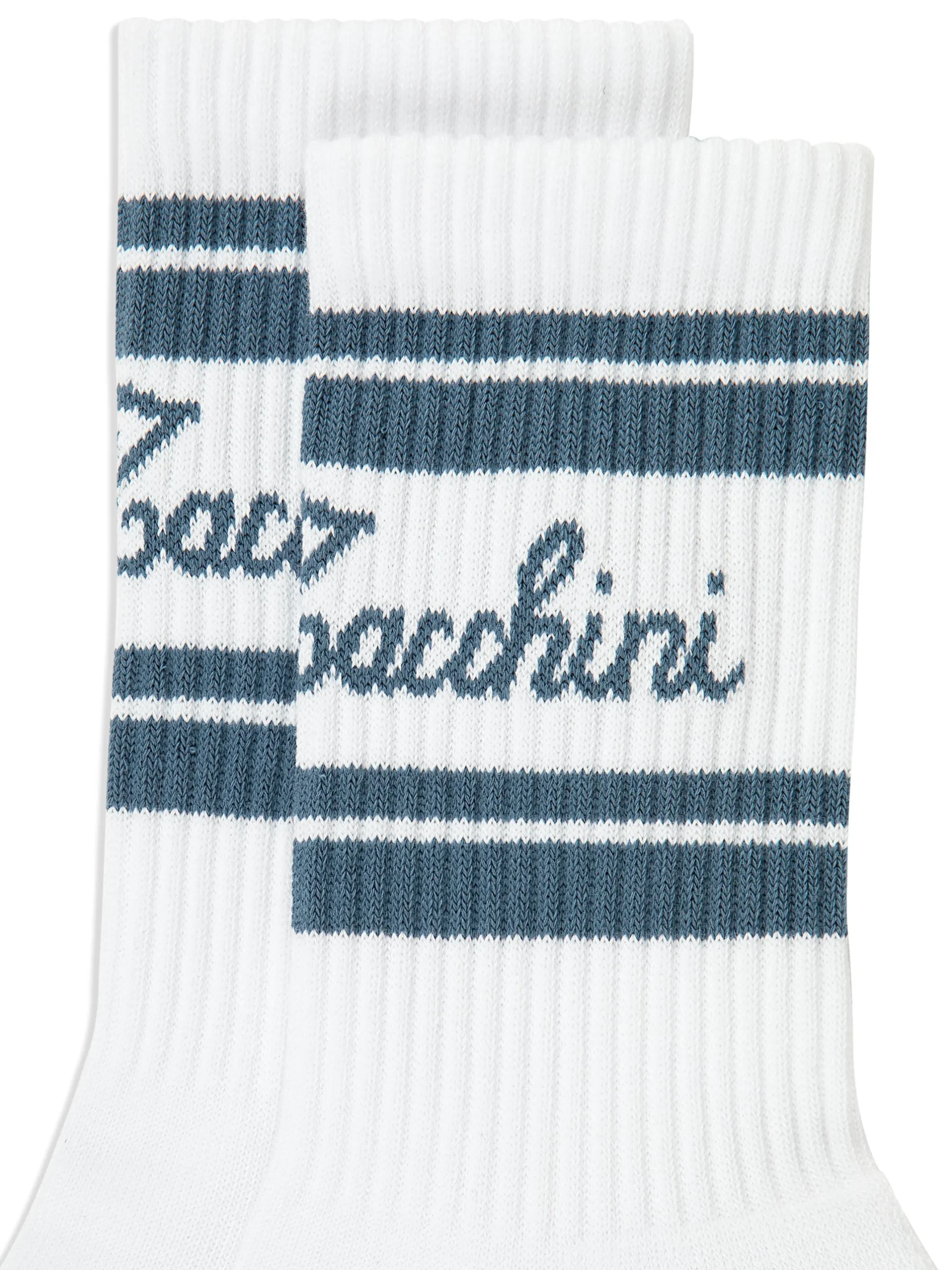 Clasico Script Logo Sock- Coronet Blue