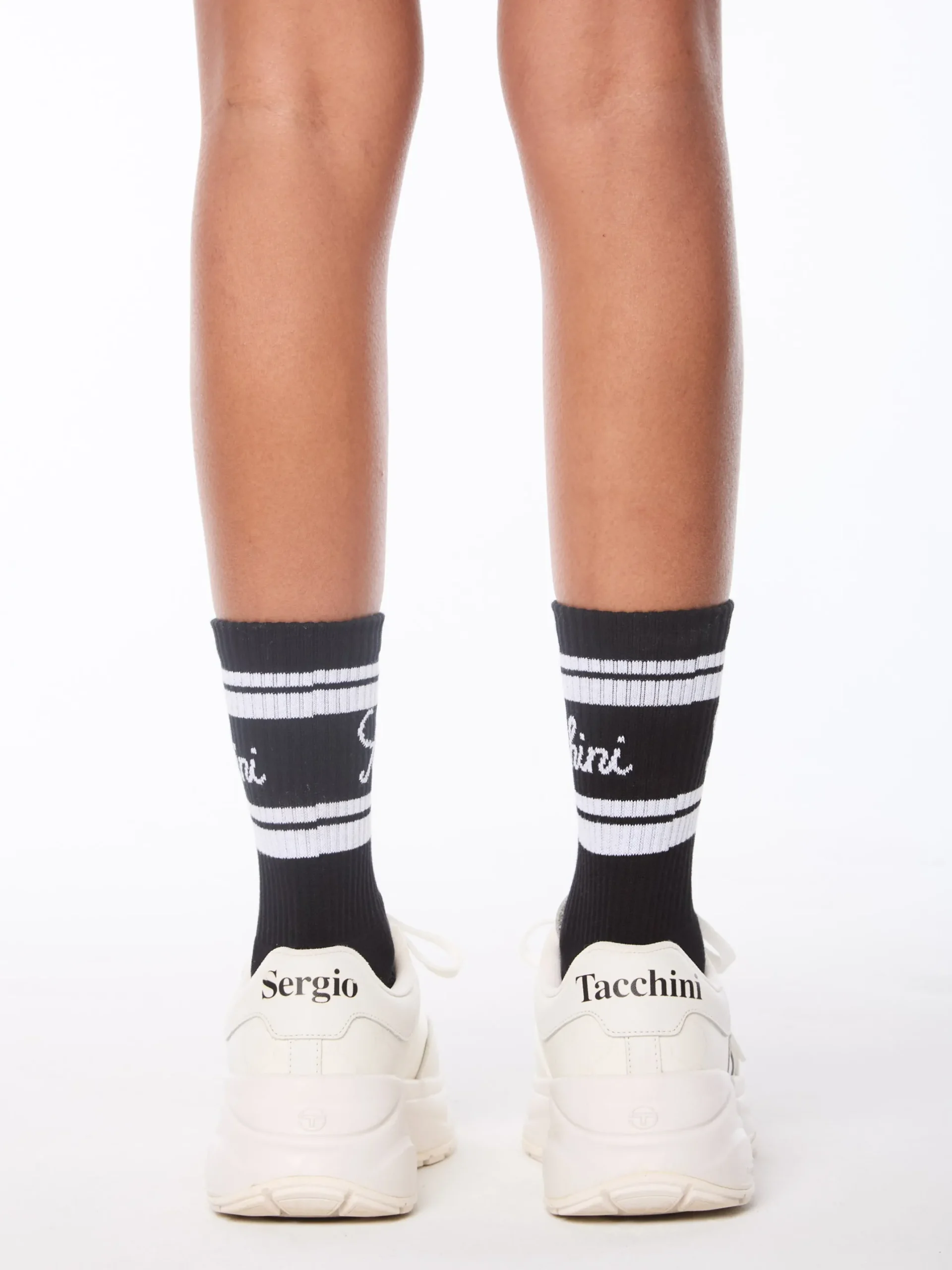 Classico Script Sock-Black Beauty
