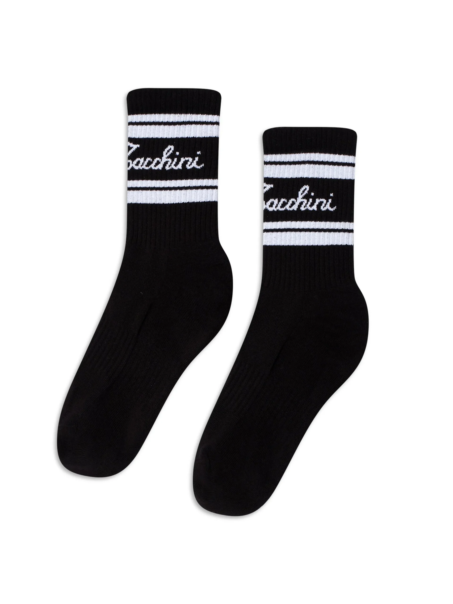 Classico Script Sock-Black Beauty
