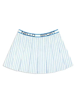 Colonna Cropped Skirt- French Blue