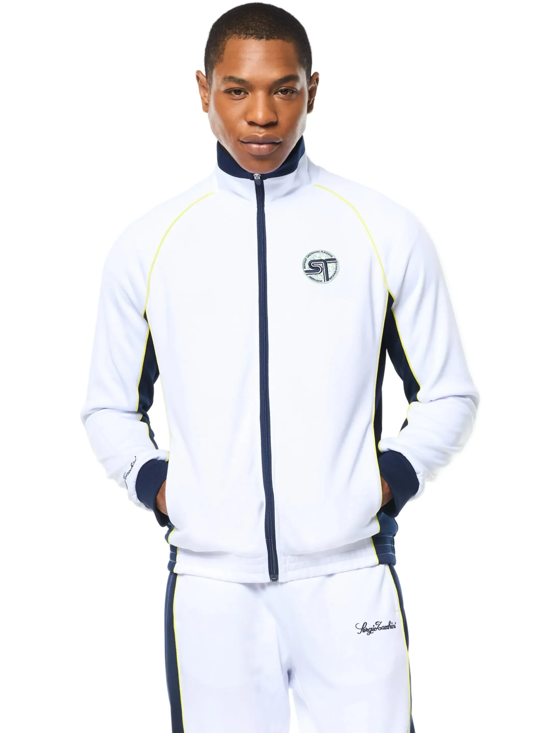Corsa Track Jacket- Brilliant White
