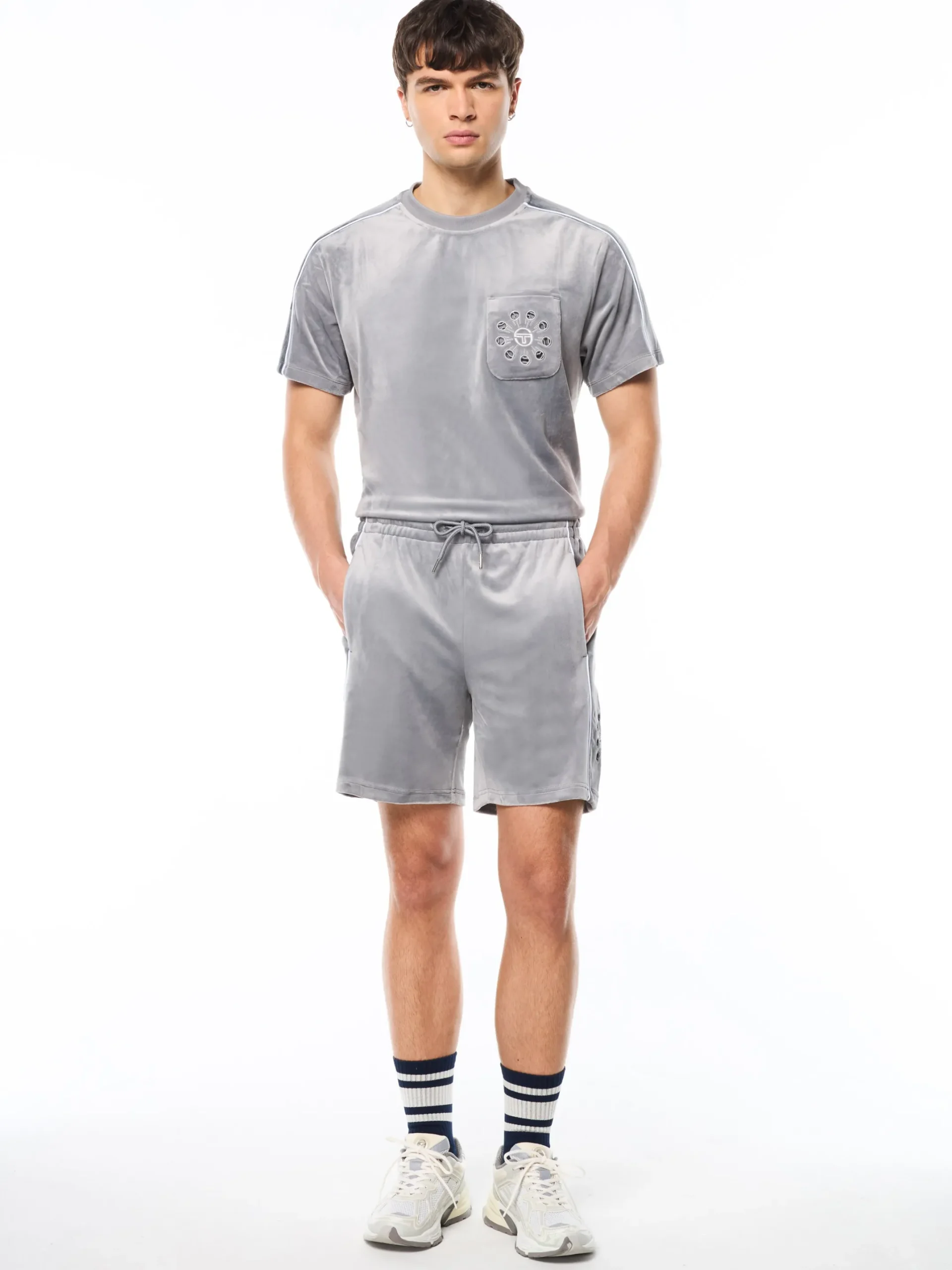 Cresta Velour Short-Sleet