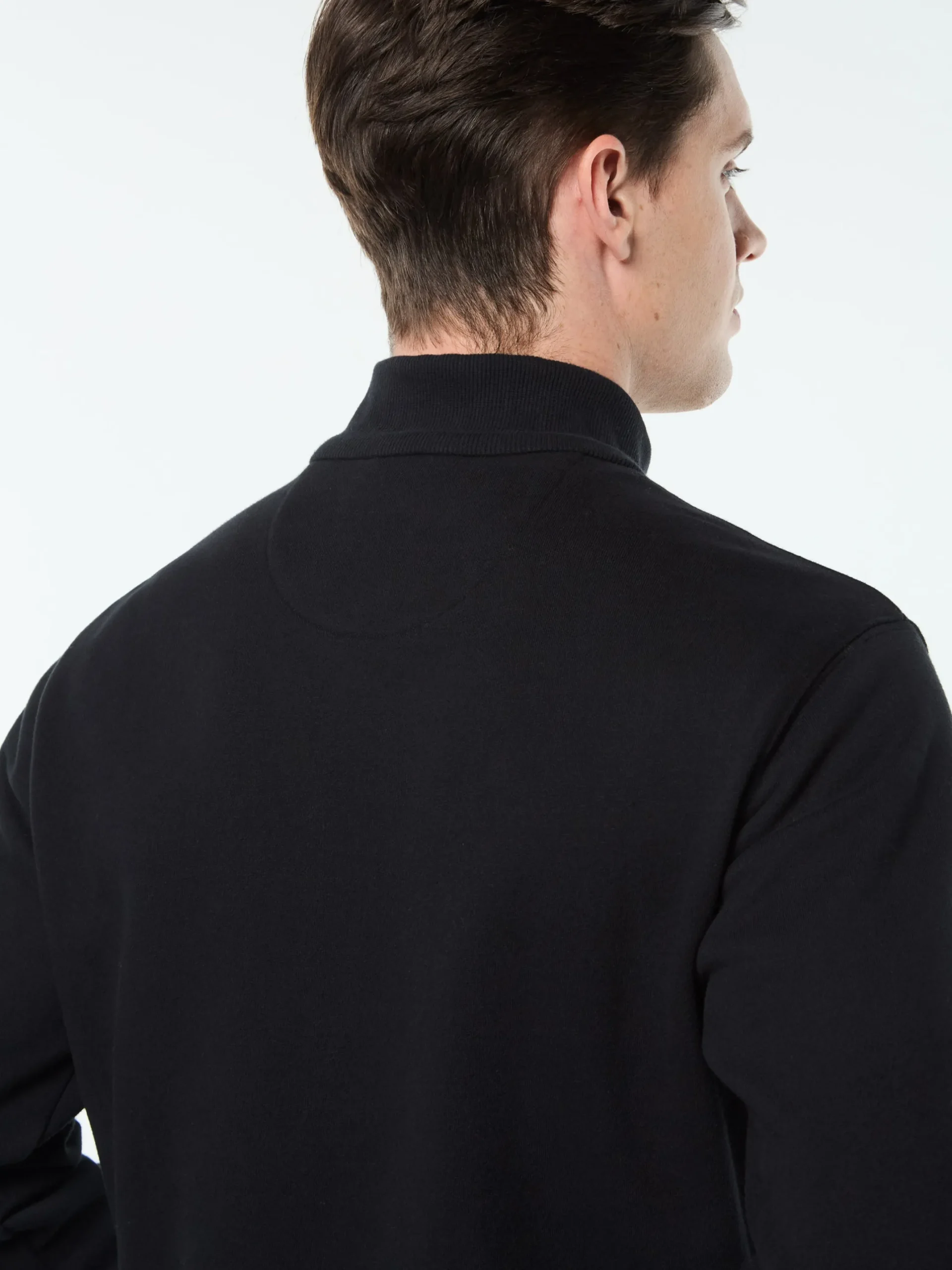Cursivo Track Jacket- Black Beauty