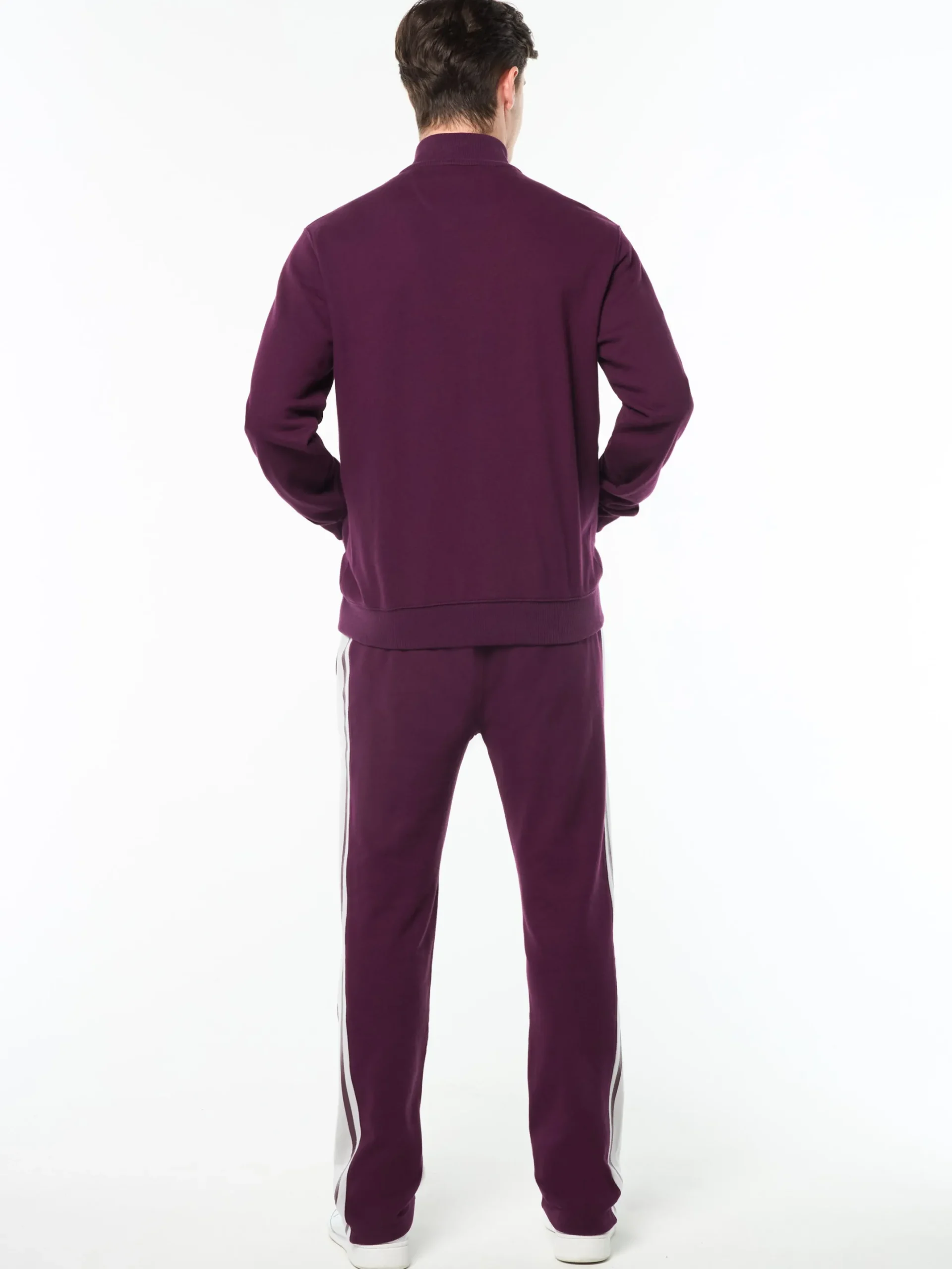 Cursivo Track Jacket- Potent Purple