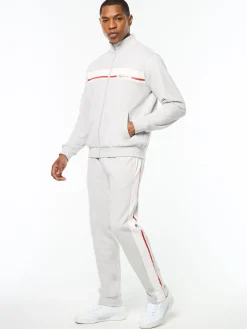 Cursivo Track Jacket- Quiet Grey