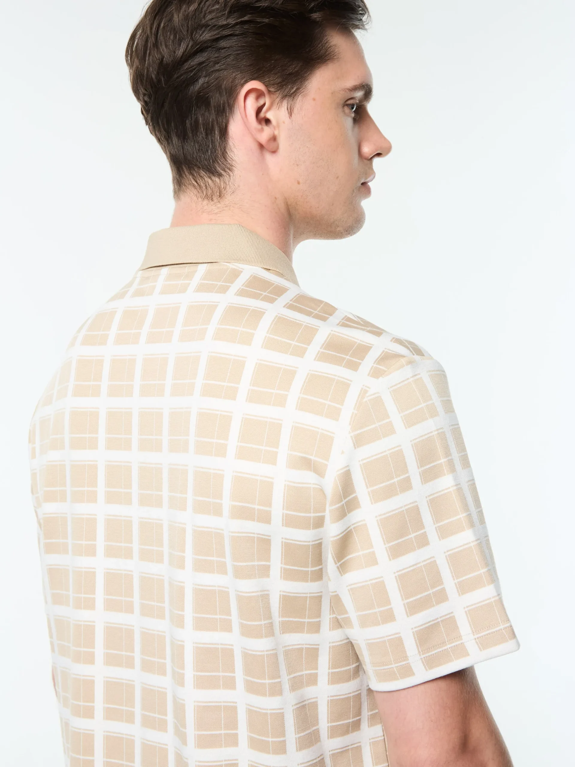 Damarindo Check Polo- Humus