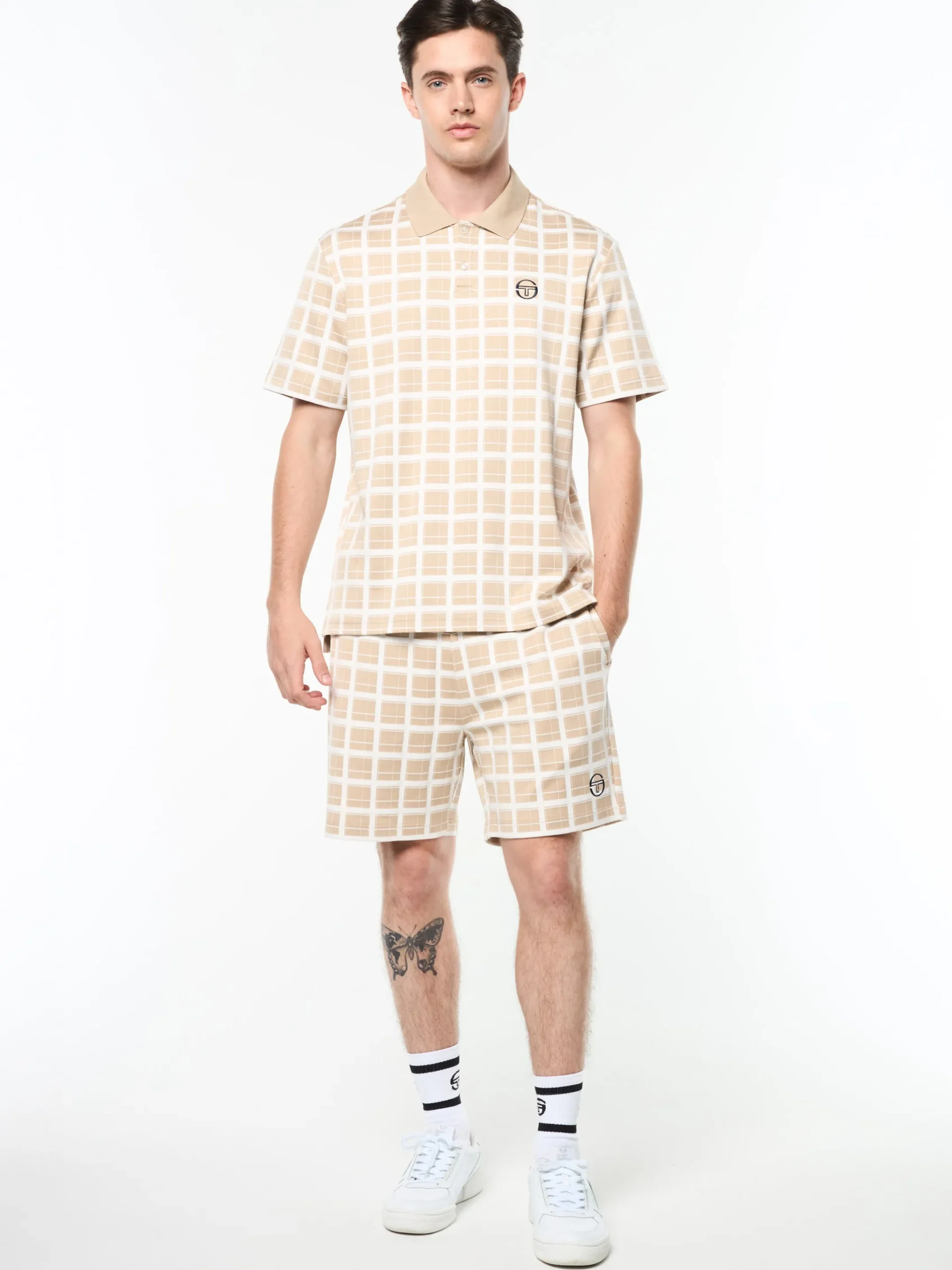 Damarindo Check Polo- Humus