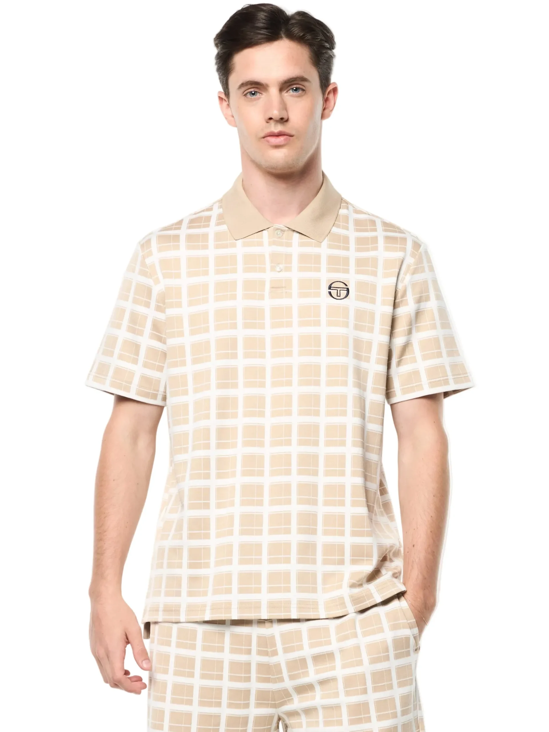 Damarindo Check Polo- Humus