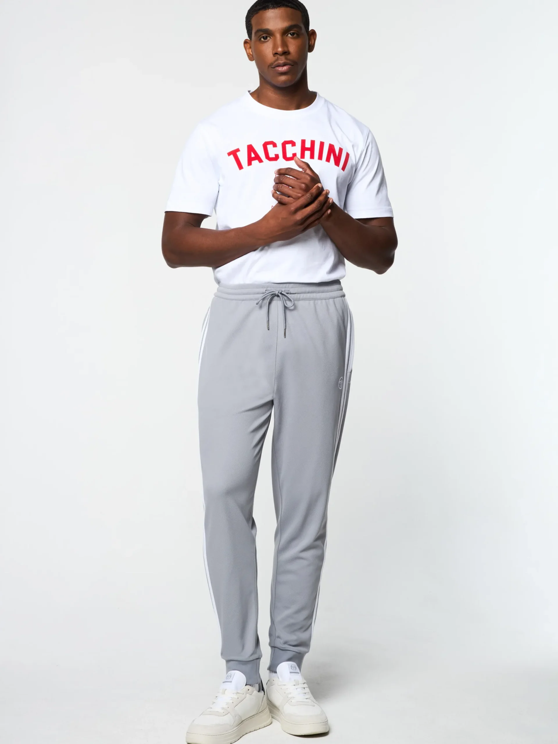 Damarindo Track Pant Archivio- Sleet/ White