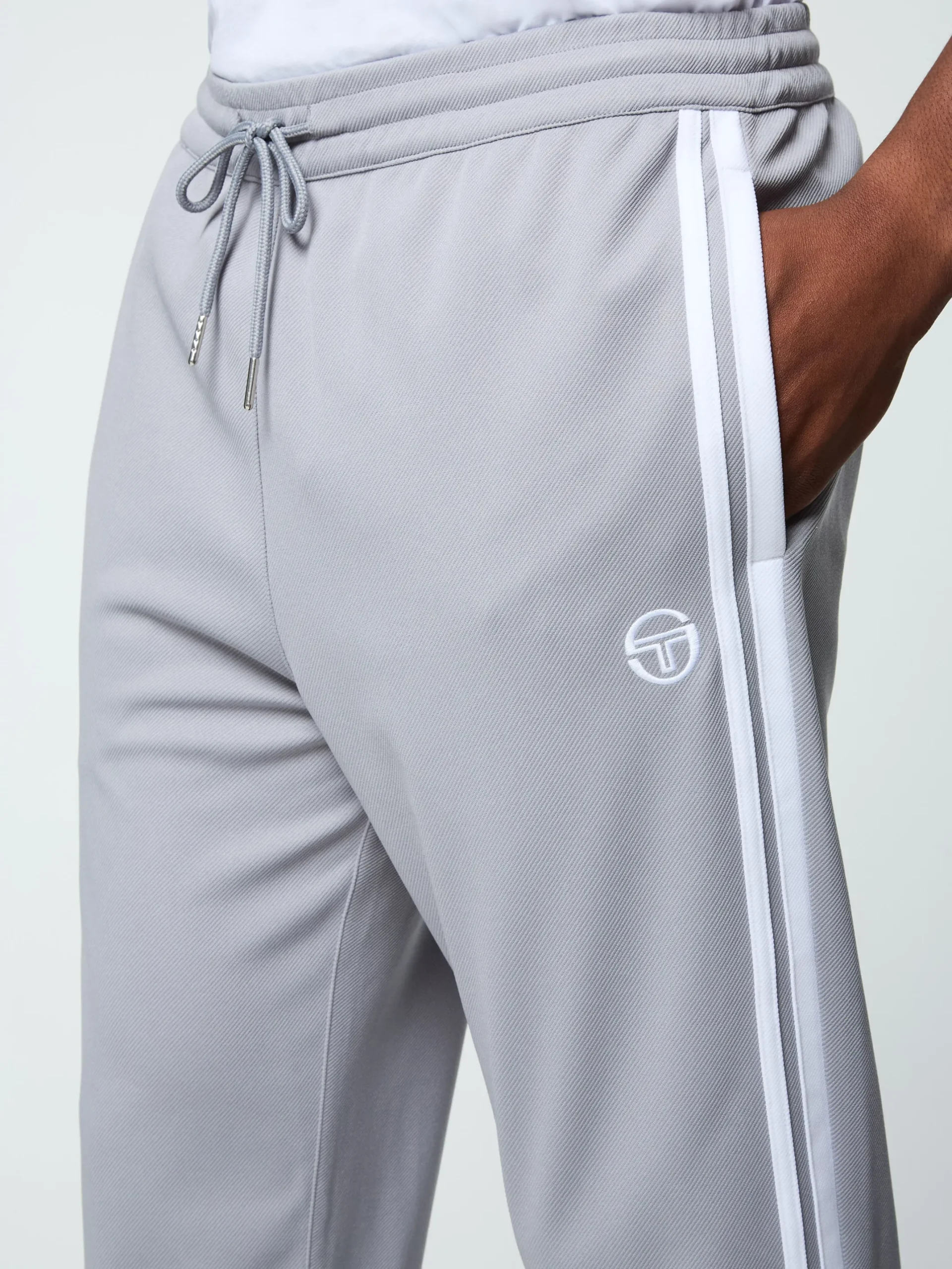 Damarindo Track Pant Archivio- Sleet/ White
