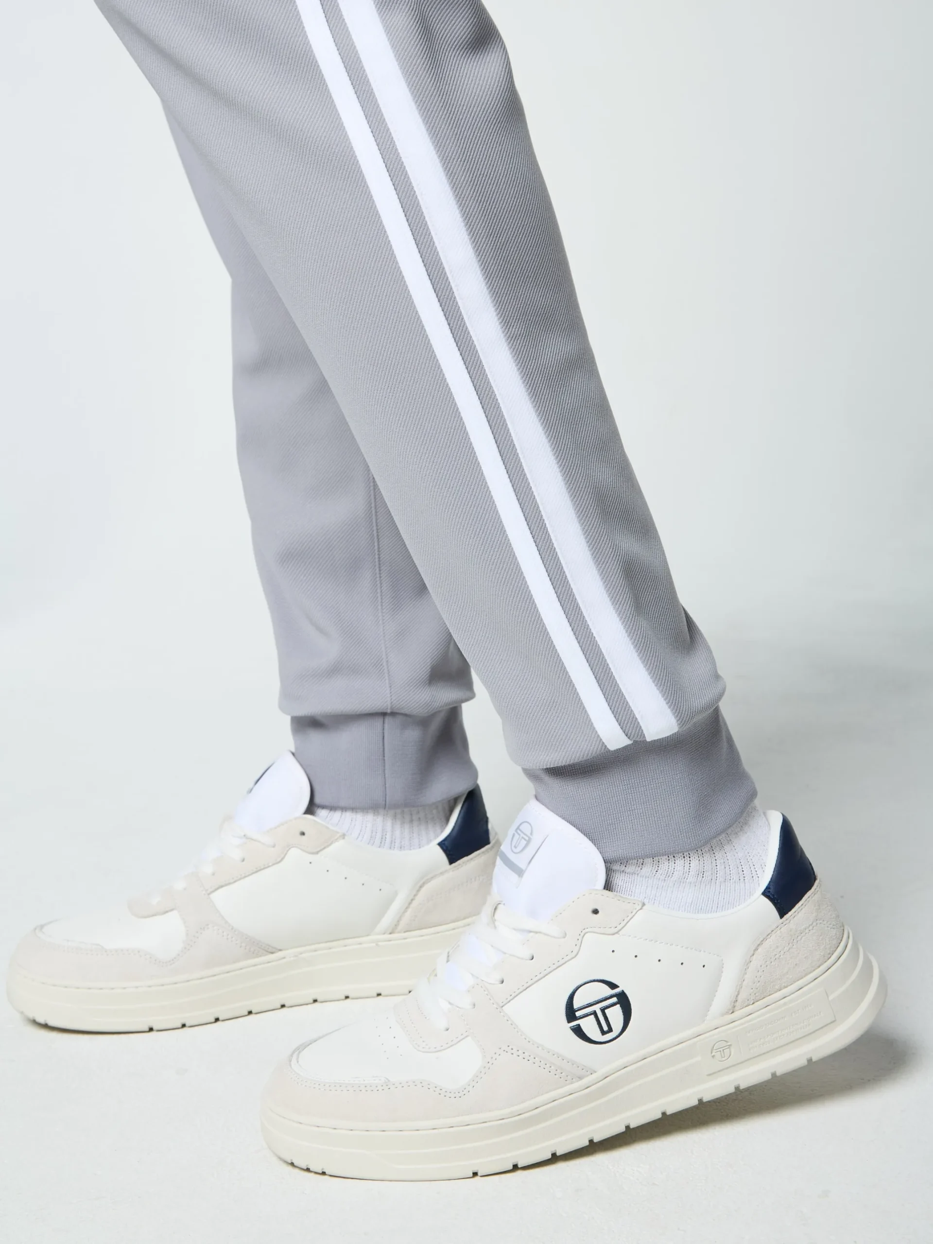 Damarindo Track Pant Archivio- Sleet/ White
