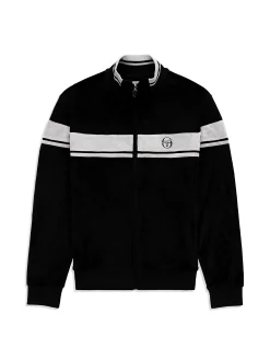 Damarindo Velour Track Jacket- Black Beauty